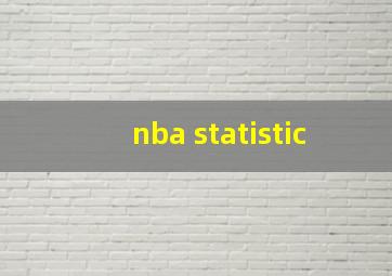 nba statistic